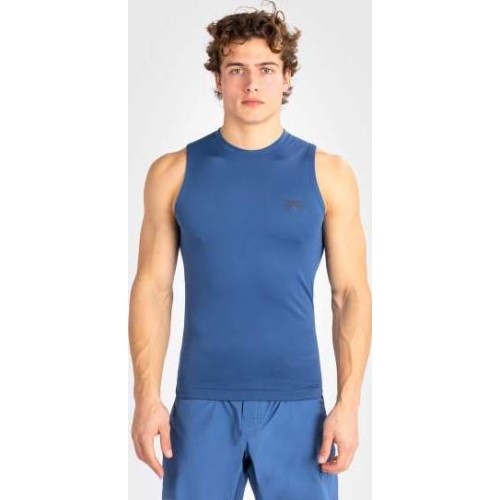 Męski rashguard bez rękawów Venum Contender, niebieski