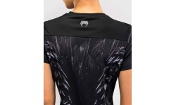 Koszulka damska Venum Tiger Dry Tech, czarno-srebrna