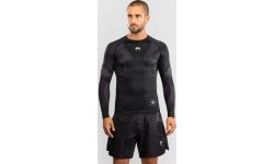 Rashguard z długim rękawem Venum Nexus, czarno-srebrny