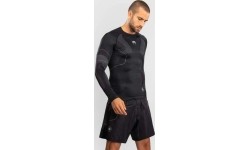 Rashguard z długim rękawem Venum Nexus, czarno-srebrny