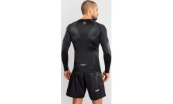 Rashguard z długim rękawem Venum Nexus, czarno-srebrny