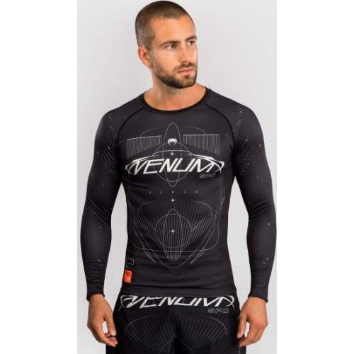 Rashguard Venum Eclipse z długim rękawem - czarny/kość słoniowa