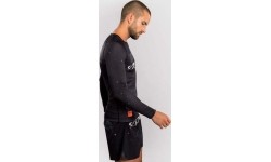 Rashguard Venum Eclipse z długim rękawem - czarny/kość słoniowa