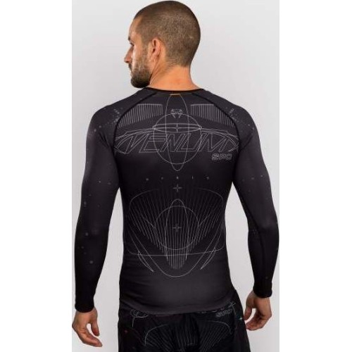 Rashguard Venum Eclipse z długim rękawem - czarny/kość słoniowa