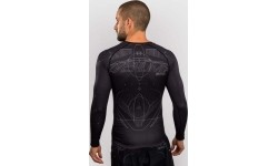 Rashguard Venum Eclipse z długim rękawem - czarny/kość słoniowa