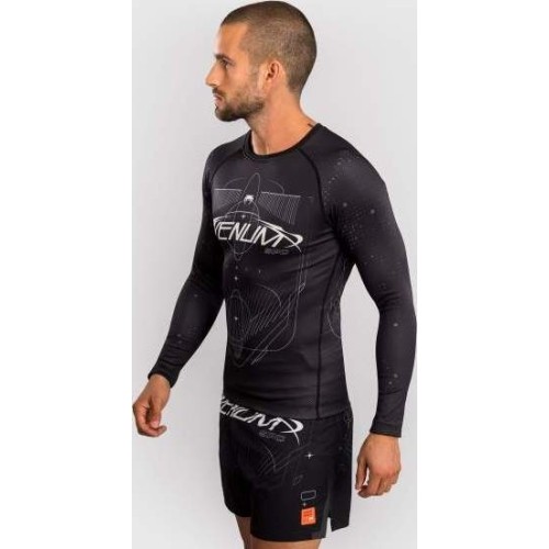 Rashguard Venum Eclipse z długim rękawem - czarny/kość słoniowa