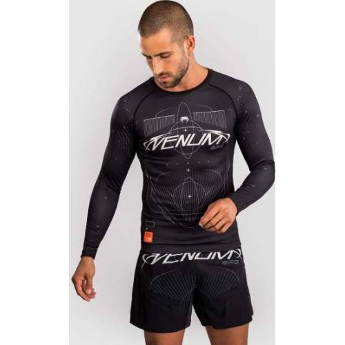 Rashguard Venum Eclipse z długim rękawem - czarny/kość słoniowa