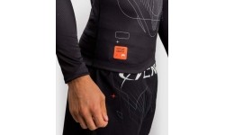 Rashguard Venum Eclipse z długim rękawem - czarny/kość słoniowa