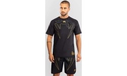 Koszulka Venum Serpenti Dry Tech, czarny/srebrny/złoty