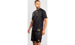 Koszulka Venum Serpenti Dry Tech, czarny/srebrny/złoty