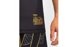 Koszulka Venum Serpenti Dry Tech, czarny/srebrny/złoty
