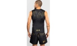Koszulka rashguard bez rękawów Venum Serpenti, czarny/srebrny/złoty