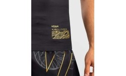 Koszulka rashguard bez rękawów Venum Serpenti, czarny/srebrny/złoty