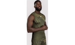 Koszulka rashguard bez rękawów Venum Serpenti, khaki/brąz/kość słoniowa