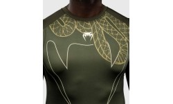 Koszulka rashguard bez rękawów Venum Serpenti, khaki/brąz/kość słoniowa
