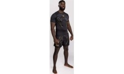 Rashguard z krótkim rękawem Venum Serpenti – czarny/srebrny/złoty