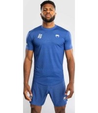 Męska koszulka Venum x Ares Dry-Tech, kobaltowa