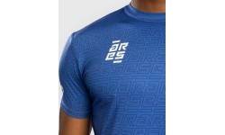 Męska koszulka Venum x Ares Dry-Tech, kobaltowa