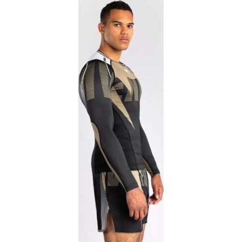 Rashguard z długim rękawem Venum Adrenaline - czarny/piaskowy