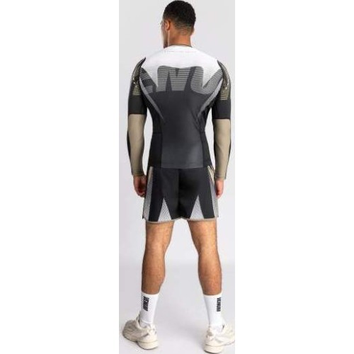 Rashguard z długim rękawem Venum Adrenaline - czarny/piaskowy