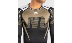 Rashguard z długim rękawem Venum Adrenaline - czarny/piaskowy