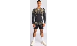 Rashguard z długim rękawem Venum Adrenaline - czarny/piaskowy