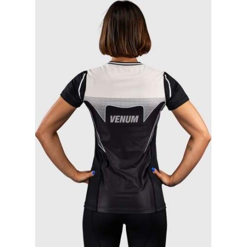 Koszulka damska Venum Adrenaline Dry-Tech, czarna/kość słoniowa