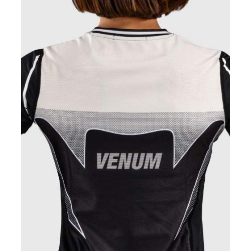 Koszulka damska Venum Adrenaline Dry-Tech, czarna/kość słoniowa