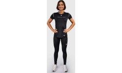 Koszulka damska Venum Adrenaline Dry-Tech, czarna/kość słoniowa