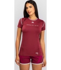 Koszulka damska Venum Adrenaline Dry-Tech, bordowo-różowa
