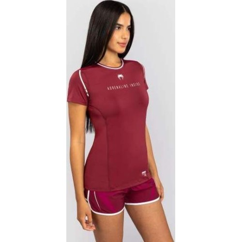 Koszulka damska Venum Adrenaline Dry-Tech, bordowo-różowa