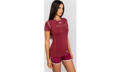 Koszulka damska Venum Adrenaline Dry-Tech, bordowo-różowa