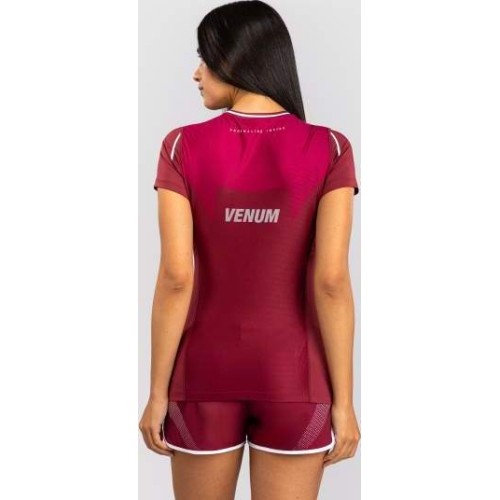 Koszulka damska Venum Adrenaline Dry-Tech, bordowo-różowa