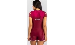 Koszulka damska Venum Adrenaline Dry-Tech, bordowo-różowa