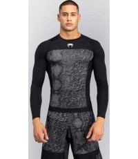 Rashguard Venum G-Fit Scales z długim rękawem, czarny/grafitowy