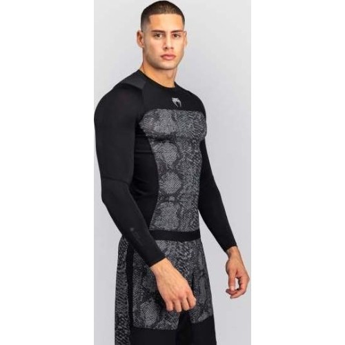 Rashguard Venum G-Fit Scales z długim rękawem, czarny/grafitowy