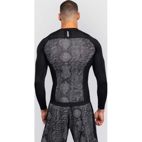Rashguard Venum G-Fit Scales z długim rękawem, czarny/grafitowy