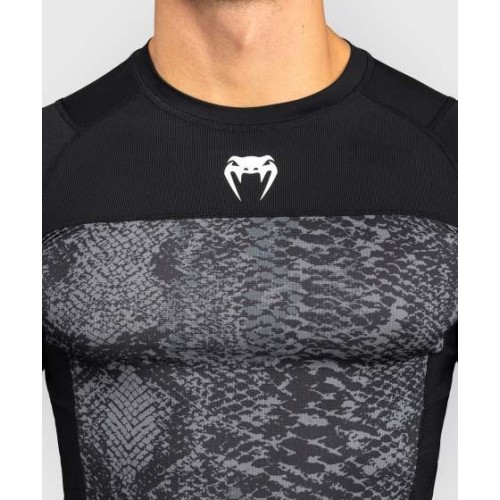 Rashguard Venum G-Fit Scales z długim rękawem, czarny/grafitowy