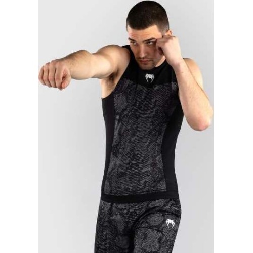 Rashguard bez rękawów Venum G-Fit Scales, czarny/antracytowy