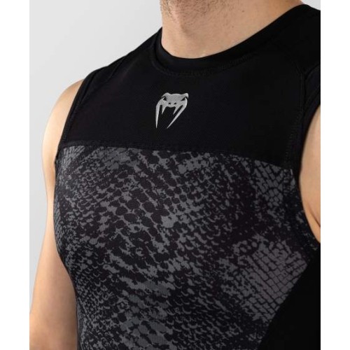 Rashguard bez rękawów Venum G-Fit Scales, czarny/antracytowy