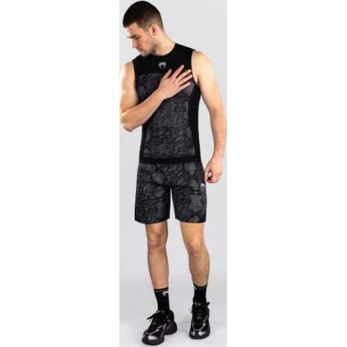 Rashguard bez rękawów Venum G-Fit Scales, czarny/antracytowy