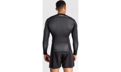 Venum No Gi rashguard, czarny/srebrnoszary
