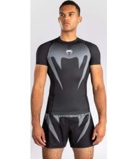 Koszulka Venum No Gi Rashguard, czarny / srebrnoszary
