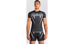 Koszulka Venum No Gi Rashguard, czarny / srebrnoszary