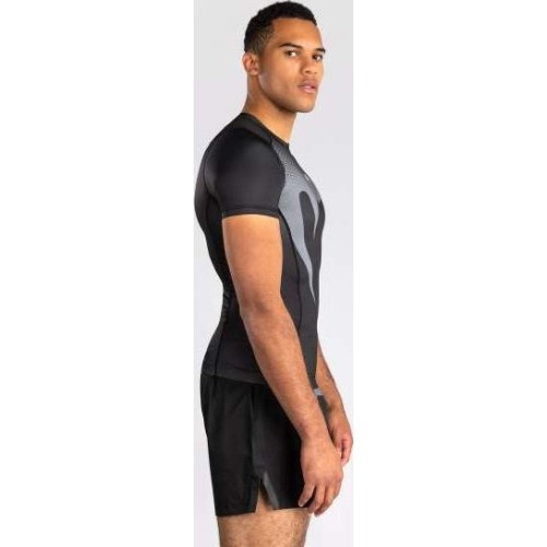Koszulka Venum No Gi Rashguard, czarny / srebrnoszary