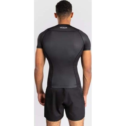 Koszulka Venum No Gi Rashguard, czarny / srebrnoszary