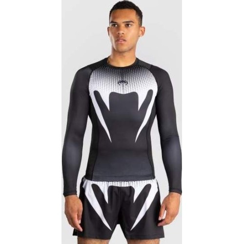 Rashguard Venum No Gi, czarno-biały