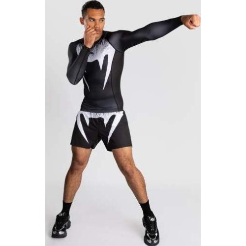 Rashguard Venum No Gi, czarno-biały