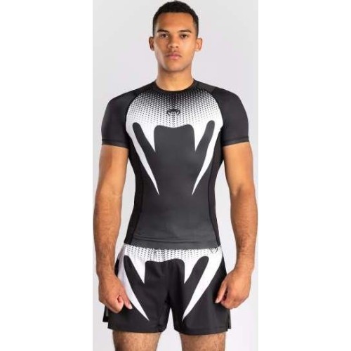 Rashguard Venum No Gi, czarno-biały