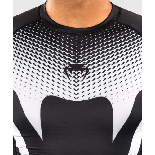 Rashguard Venum No Gi, czarno-biały